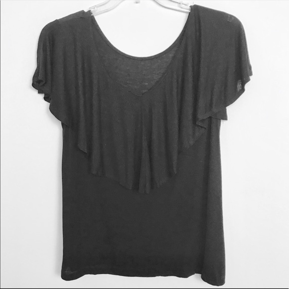 Bobeau Reversible Ruffle Top - Picture 5 of 6